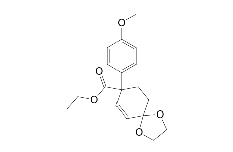 Ethyl 8-(4-methoxyphenyl)-1,4-dioxaspiro[4,5]dec-6-ene-8-carboxylate
