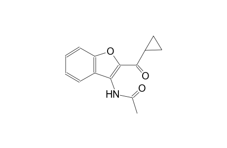 N-[2-(cyclopropylcarbonyl)-1-benzofuran-3-yl]acetamide