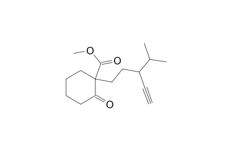 1-(3-Isopropylpent-4-ynyl)-2-oxocyclohexanecarboxylic acid methyl ester