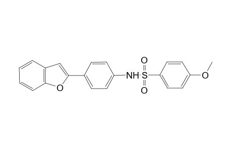 Benzenesulfonamide, N-(4-benzofuran-2-ylphenyl)-4-methoxy-