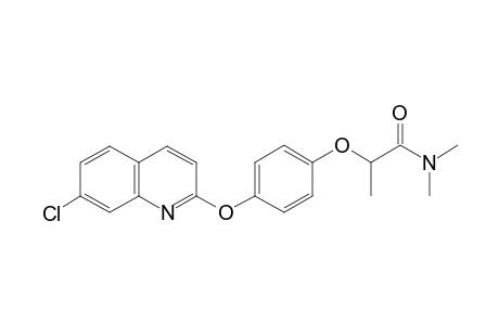 2-{4-((7-Chloro-2-quinolinyl)oxy)phenoxy}propiondimethylamide