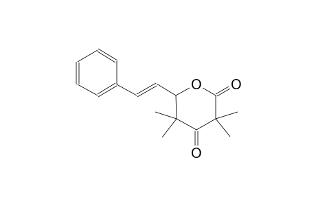 3,3,5,5-tetramethyl-6-[(E)-2-phenylethenyl]dihydro-2H-pyran-2,4(3H)-dione