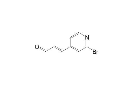 (E)-3-(2-bromanylpyridin-4-yl)prop-2-enal