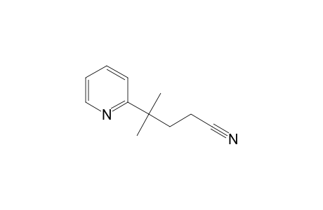 4-methyl-4-(2-pyridyl)valeronitrile