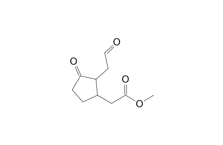Methyl-3-oxo-2-(2'-oxoethyl)-cyclopentane-acetate