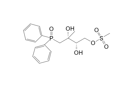 (2S,3R)-4-Diphenylphosphinoyl-2,3-dihydroxy-3-methylbutyl methanesulfanate