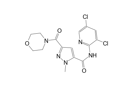 N-(3,5-dichloro-2-pyridinyl)-1-methyl-3-(4-morpholinylcarbonyl)-1H-pyrazole-5-carboxamide