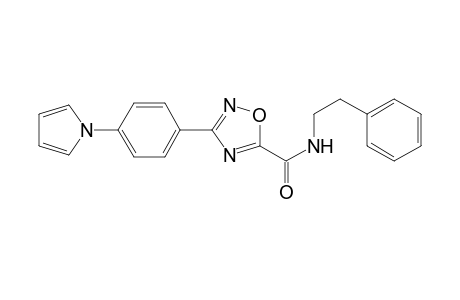 N-(2-phenylethyl)-3-[4-(1H-pyrrol-1-yl)phenyl]-1,2,4-oxadiazole-5-carboxamide