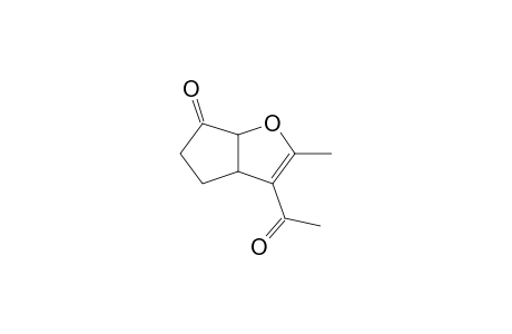 3-Acetyl-2-methyl-3a,4,5,6a-tetrahydro-3aH-cyclopenta[b]furan-6-one