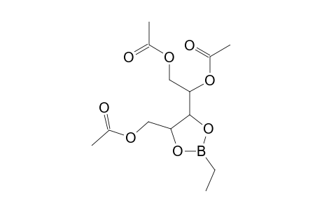 DL-XYLITOL, CYCLIC 2,3-(ETHYLBORONATE) 1,4,5-TRIACETATE