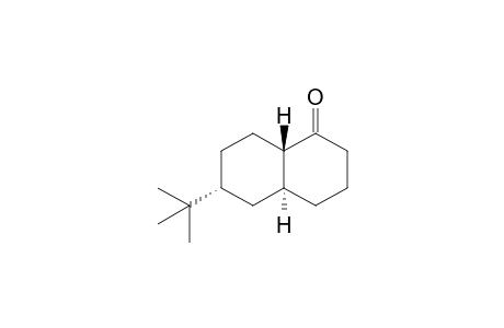 (4a.alpha.,6.alpha.,8a.beta.)-6-(1,1-dimethyethyl)octahydro-1(2H)-naphthalenone