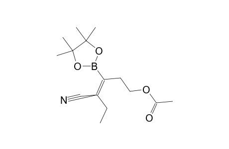 (E)-4-CYANO-3-(4,4,5,5-TETRAMETHYL-[1,3,2]-DIOXABOROLAN-2-YL)-HEX-3-ENYLESTER