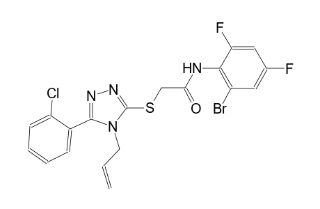 2-{[4-allyl-5-(2-chlorophenyl)-4H-1,2,4-triazol-3-yl]sulfanyl}-N-(2-bromo-4,6-difluorophenyl)acetamide