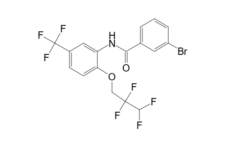 Benzamide, 3-bromo-N-[5-trifluoromethyl-2-(2,2,3,3-tetrafluoropropoxy)phenyl]-