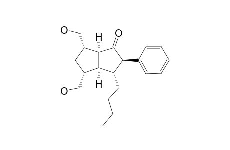 (2R,3R,3aS,4R,6S,6aS)-3-butyl-4,6-dimethylol-2-phenyl-3,3a,4,5,6,6a-hexahydro-2H-pentalen-1-one