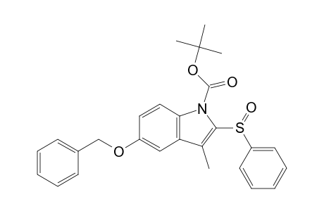 (-)-5-(Benzyloxy)-1-(-tert-butoxycarbonyl)-3-methyl-2-(phenylsulfinyl)indole