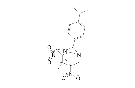 2-(4-isopropylphenyl)-6,6-dimethyl-5,7-dinitro-1,3-diazatricyclo[3.3.1.1~3,7~]decane