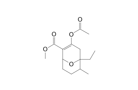 3-Acetoxy-5-ethyl-2-(methoxycarbonyl)-6-methyl-9-oxabicyclo[3.3.1]non-2-ene