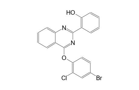 2-[4-(4-bromo-2-chlorophenoxy)-2-quinazolinyl]phenol