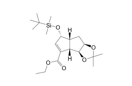(7S,8R)-4-exo-[(tert-Butyldimethylsilyl)oxy]-2-carbethoxy-7,8-(isopropylidenedioxy)bicyclo[3.3.0]oct-2-ene