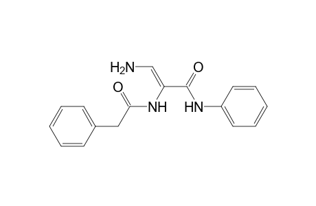 Benzeneacetamide, N-[2-amino-1-[(phenylamino)carbonyl]ethenyl]-