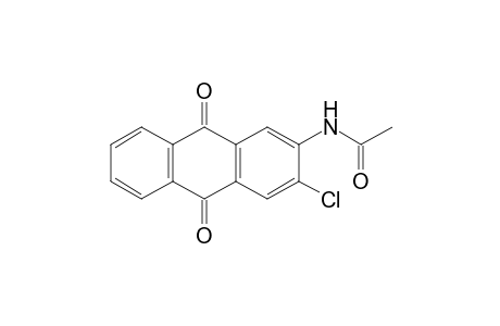 N-(3-chloro-9,10-dioxo-2-anthraquinonyl)acetamide