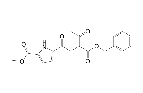 5-(1,4-dioxo-3-phenylmethoxycarbonylpentyl)-1H-pyrrole-2-carboxylic acid methyl ester