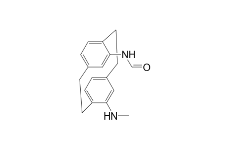 Pseudo-ortho-(N-formyl)(N'-methyl)diamino[2.2]paracyclophane