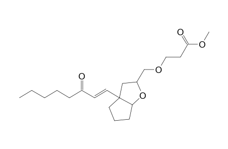 Methyl 3-(5-((E)-3-Oxo-1-octenyl)-((1RS,3RS,5RS)-2-oxabicyclo[3.3.0]octan-3-yl)methoxy)propionate