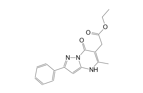 pyrazolo[1,5-a]pyrimidine-6-acetic acid, 4,7-dihydro-5-methyl-7-oxo-2-phenyl-, ethyl ester