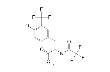 Benzeneethanamine, N-trifluoroacetyl-.alpha.-methoxycarbonyl-4-hydroxy-3-trifluoromethyl-