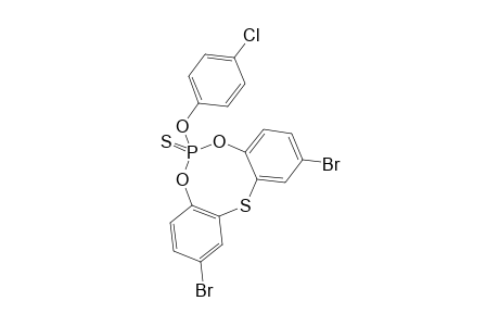 6-(4-CHLOROPHENOXY)-2,10-DIBROMODIBENZO-[D,G]-[1,3,6,2]-DIOXATHIAPHOSPHOCIN-6-SULFIDE
