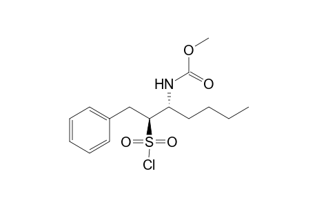 (S,R)-(1-Chlorosulfonyl-2-phenylethyl)pentyl]carbamic acid methyl ester