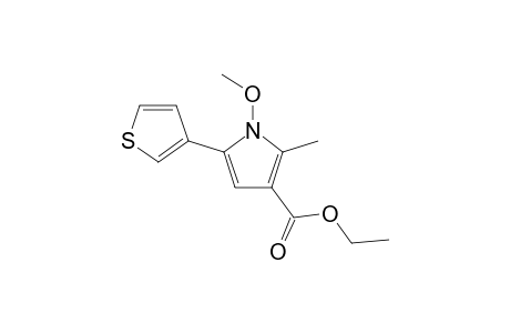 Ethyl 1-methoxy-2-methyl-5-(thiophen-3-yl)-1H-pyrrole-3-carboxylate