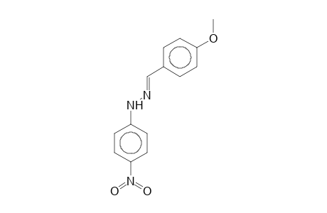 Benzaldehyde, 4-methoxy-, (4-nitrophenyl)hydrazone