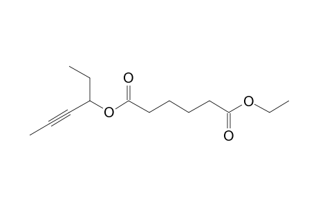 Adipic acid, ethyl hex-4-yn-3-yl ester