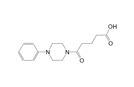 5-oxo-5-(4-phenyl-1-piperazinyl)pentanoic acid