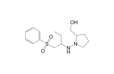 2-[(2'-(Hydroxymethyl)pyrrolidin-1'-yl)amino]butyl phenyl sulfone