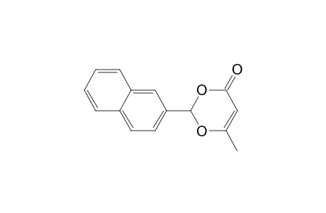 4H-1,3-Dioxin-4-one, 6-methyl-2-(2-naphthalenyl)-, (.+-.)-