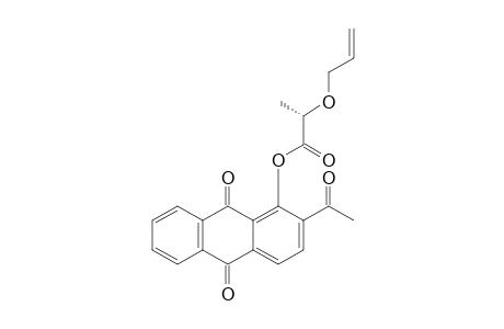 (S)-2-Acetyl-9,10-dihydro-9,10-dioxoanthracen-1-yl 2-(allyloxy)propanoate