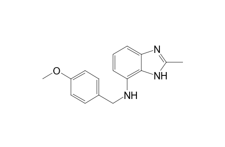 1H-1,3-Benzimidazol-7-amine, N-[(4-methoxyphenyl)methyl]-2-methyl-