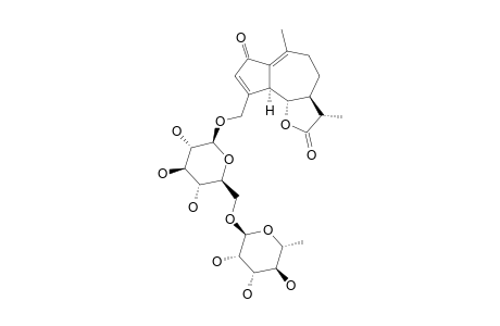 CICHORIOSIDE-D;JACQUINELIN-15-O-ALPHA-L-RHAMNOPYRANOSYL-(1->6)-BETA-D-GLUCOPYRANOSIDE