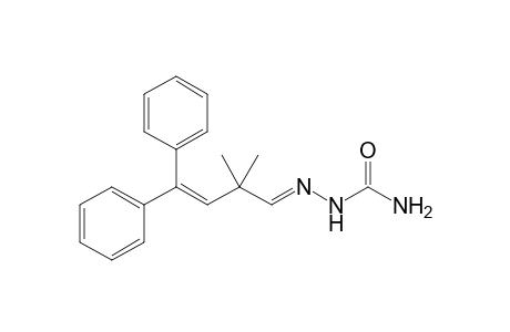 2,2-Dimethyl-4,4-diphenylbut-3-enal semicarbazone