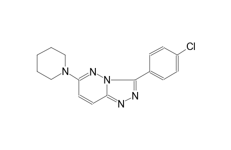 3-(4-Chlorophenyl)-6-(1-piperidinyl)-[1,2,4]triazolo[4,3-b]pyridazine