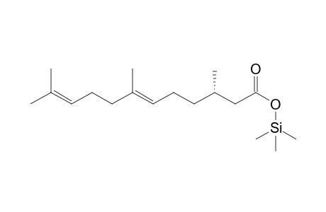 trimethylsilyl (3S,6E)-3,7,11-trimethyldodeca-6,10-dienoate