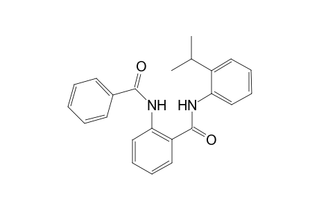 Benzamide, 2-(benzoylamino)-N-[2-(1-methylethyl)phenyl]-