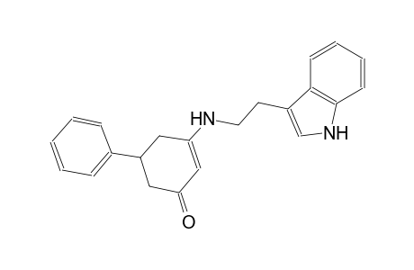 3-{[2-(1H-indol-3-yl)ethyl]amino}-5-phenyl-2-cyclohexen-1-one