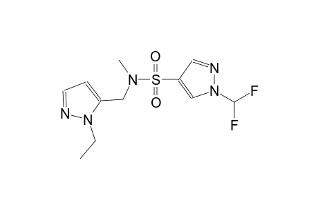 1H-pyrazole-4-sulfonamide, 1-(difluoromethyl)-N-[(1-ethyl-1H-pyrazol-5-yl)methyl]-N-methyl-