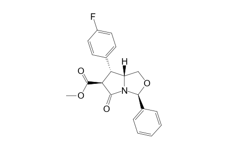 Methyl (3S,6S,7R,7aR)-7-(4-Fluorophenyl)-3-phenyl-5-oxo-tetrahydro-1H,3H-pyrrolo[1,2-c]oxazole-6-carboxylate