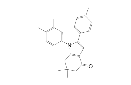 4H-indol-4-one, 1-(3,4-dimethylphenyl)-1,5,6,7-tetrahydro-6,6-dimethyl-2-(4-methylphenyl)-